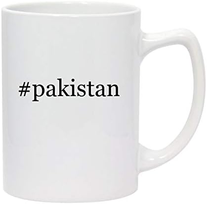 Molandra Products #pakistan – 14oz Hashtag White Ceramic Statesman Coffee Mug