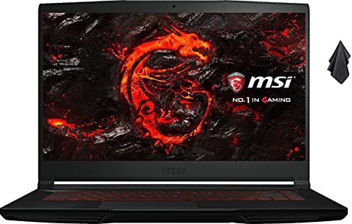 MSI Newest GF63 Premium Gaming Laptop, 15.6″ FHD Thin-Bezel Display,10th Gen Intel Quad-Core i5-10300H, 16GB RAM, 1TB SSD, GeForce GTX 1650 4GB, Backlit Keyboard, Windows 10