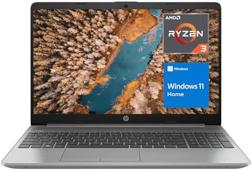 HP Essential 255 G9 Laptop, 15.6″ FHD Screen, AMD Ryzen 3 5425U, 16GB RAM, 1TB SSD, Webcam, HDMI, Wi-Fi, Windows 11 Home, Dark Ash Silver