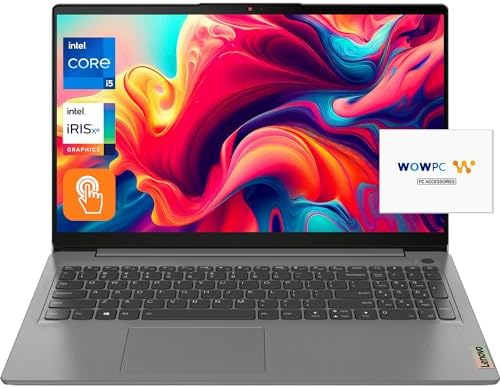 Lenovo IdeaPad 3 Touchscreen Business Laptop, Intel Core i5-1135G7, 15.6″ FHD IPS Touchscreen, Wi-Fi 6, HDMI, SD Card Reader, 12hrs Video Playback, Windows 11 Home (20GB RAM | 1TB SSD)